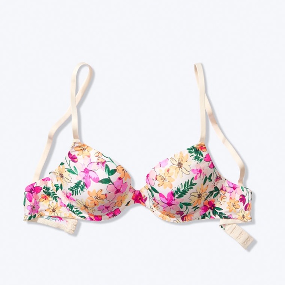 VS PINK • Wear Everywhere Floral T-Shirt Bra - Picture 2 of 8